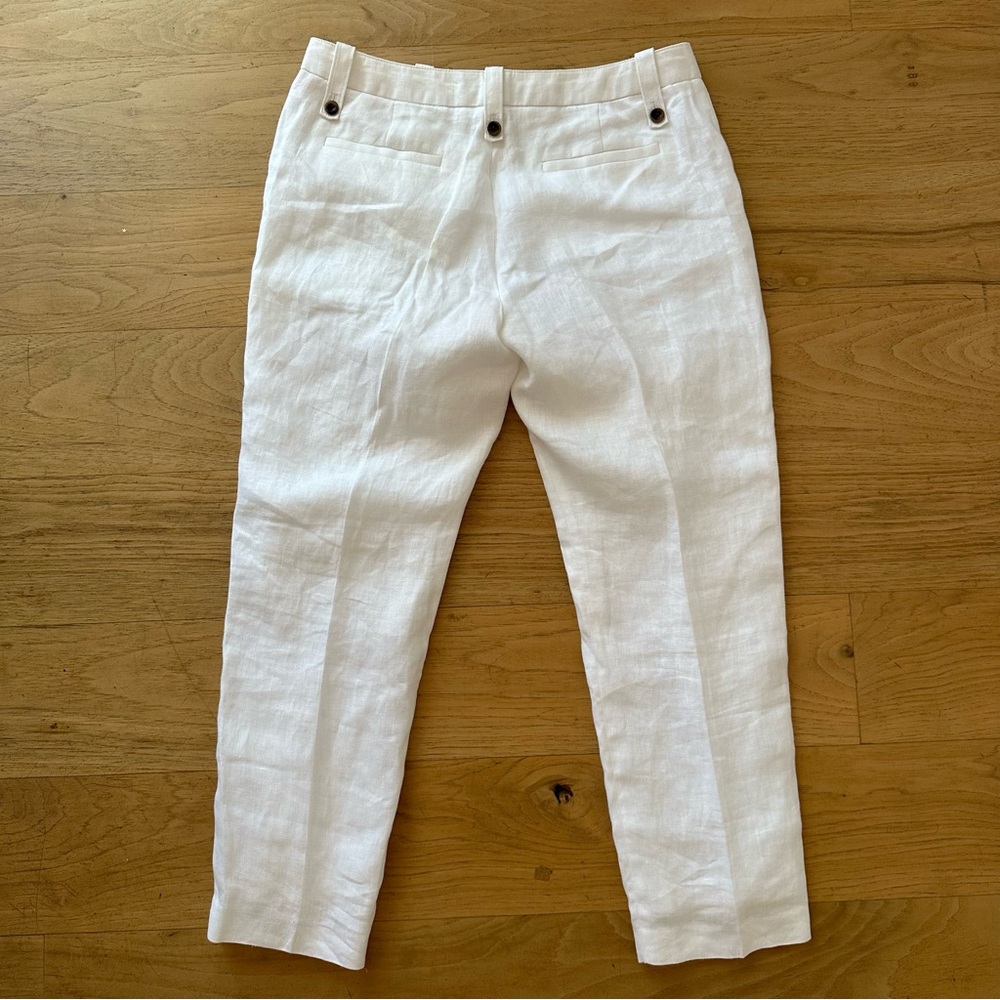 JCREW Linen Trouser Pants - Picture 4 of 5